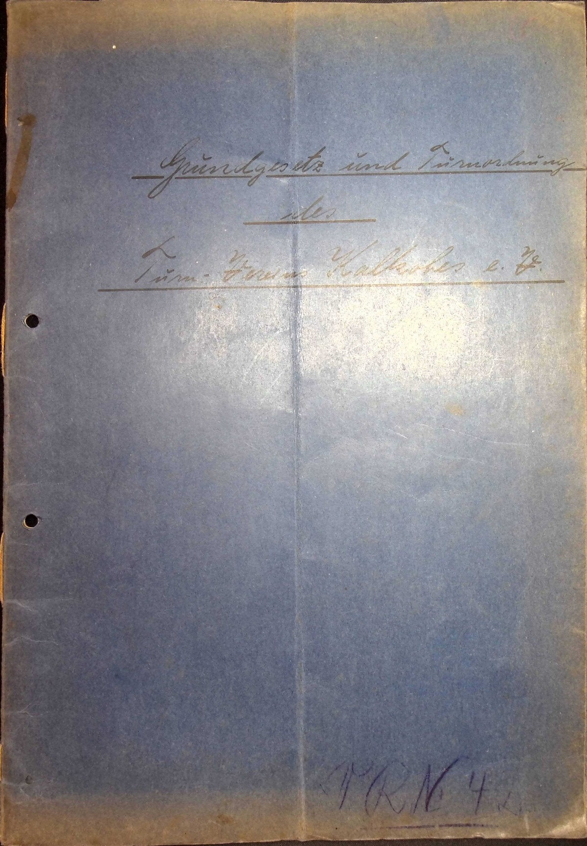 Satzung / Grundgesetz (1928)